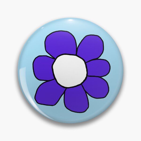 Item preview, Flower fun (blue) designed and sold by Deb Morley.