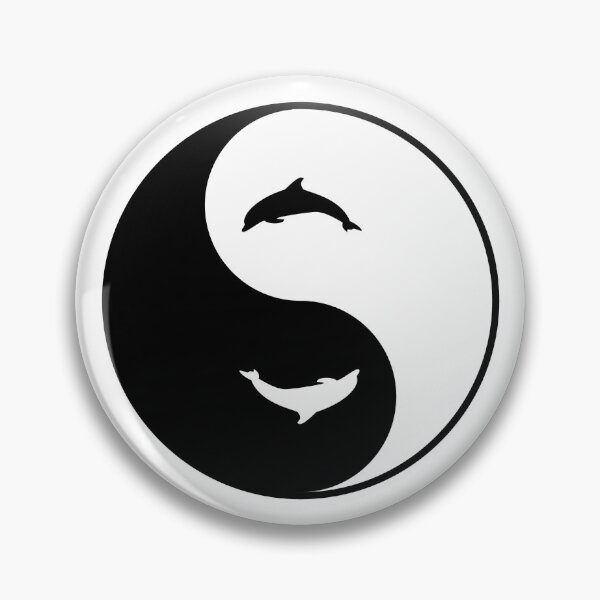 Item preview, Yin Yang Dolphins designed and sold by Delfyn Studios.