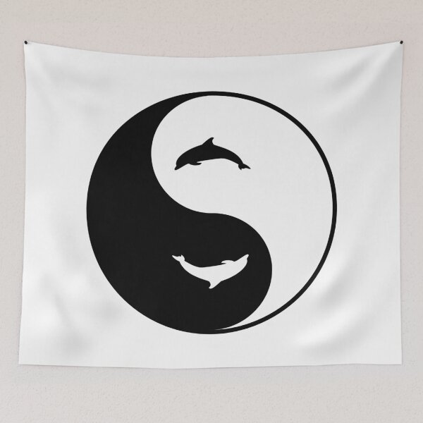 Item preview, Yin Yang Dolphins designed and sold by Delfyn Studios.