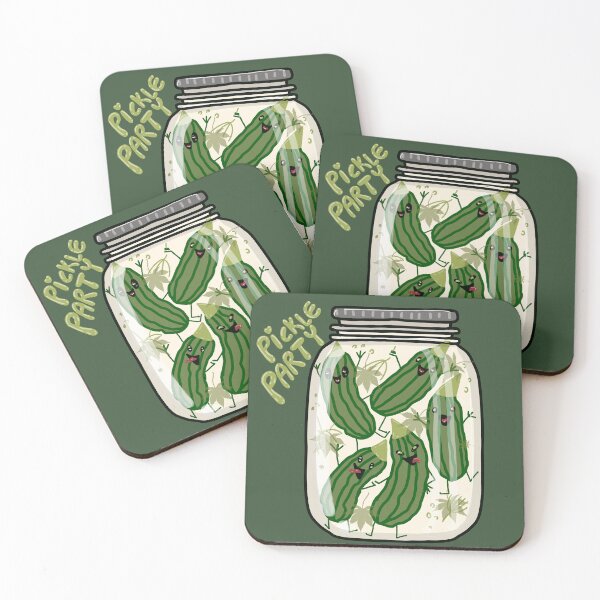 Aperçu de l'œuvre Conception de nourriture amusante Pickle Party créée et vendue par La Loca.