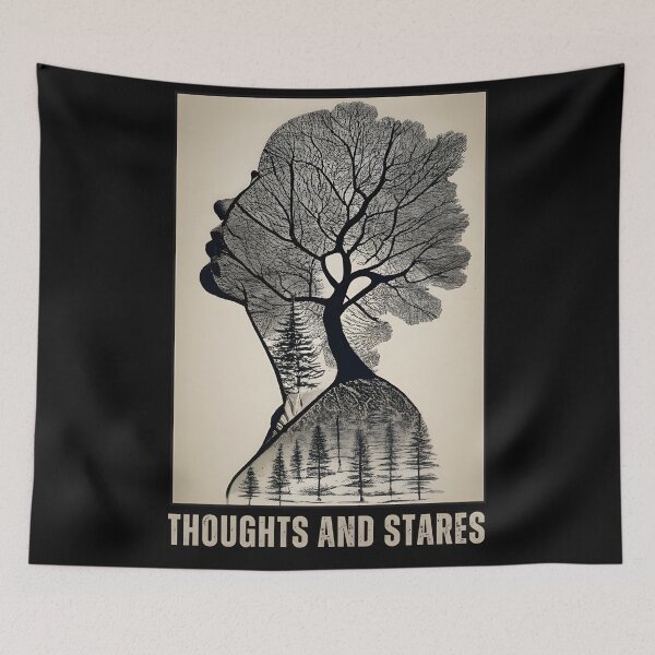 Item preview, Thoughts And Stares designed and sold by GediaPrints.