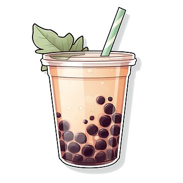 Individually Wrapped Black Large Straw - MOCHA BOBA