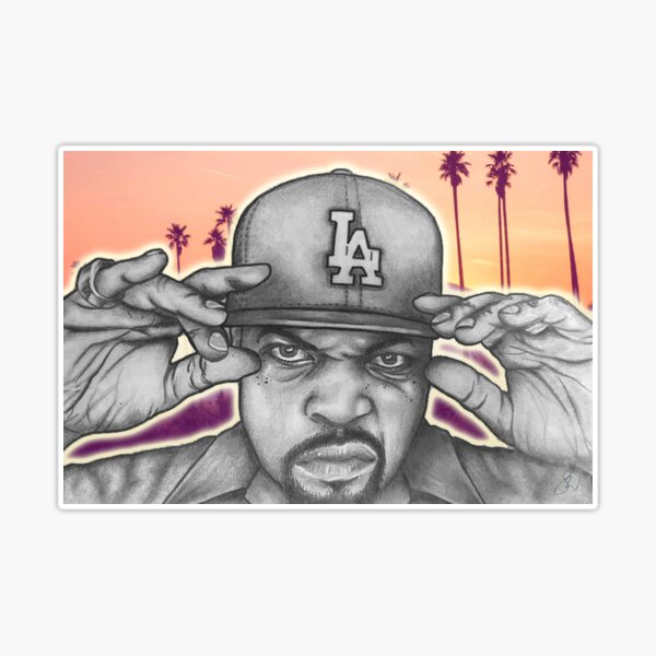 Ice Cube Rapper Hip Hop Block Giant Wall Art Poster