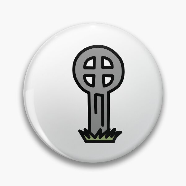 Artikelvorschau, Cute Stylized Gravestone entworfen und verkauft von MossMothDesigns.
