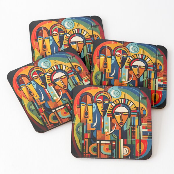 Item preview, African Tribe Bauhaus Design designed and sold by ArtificialGenes.