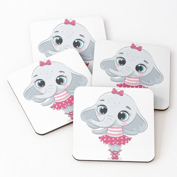 Item preview, Cute sweet elephant ballerina dancing designed and sold by ArtisticPen-art.