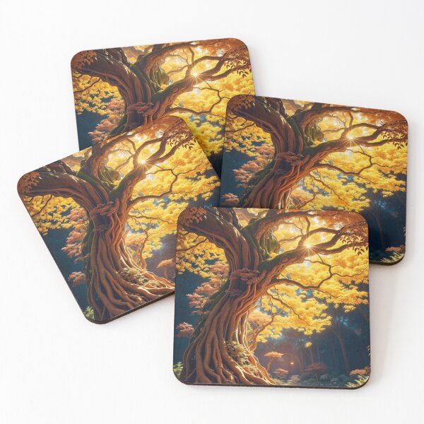 Item preview, Autumn Majesty - Big Tree in Fall | Captivating Beauty of Seasonal Transition designed and sold by OrangeMG.