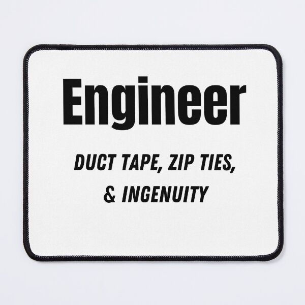 Item preview, Ingeniero. Cinta adhesiva, bridas e ingenio designed and sold by Custom-Print.