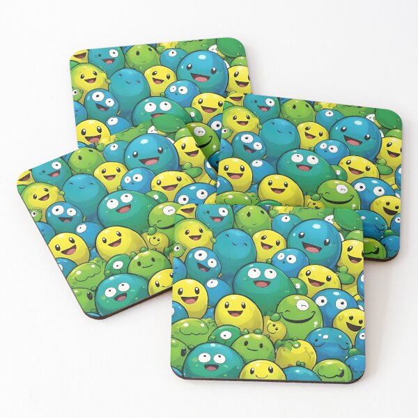 Item preview, Happy gooey blobs designed and sold by AJSRPrints.
