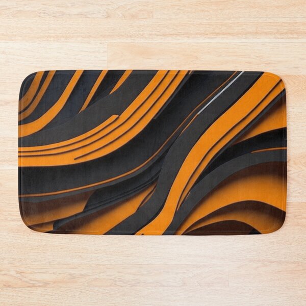 Item preview, Black and orange Abstract pattern 2 designed and sold by Rothnaric.