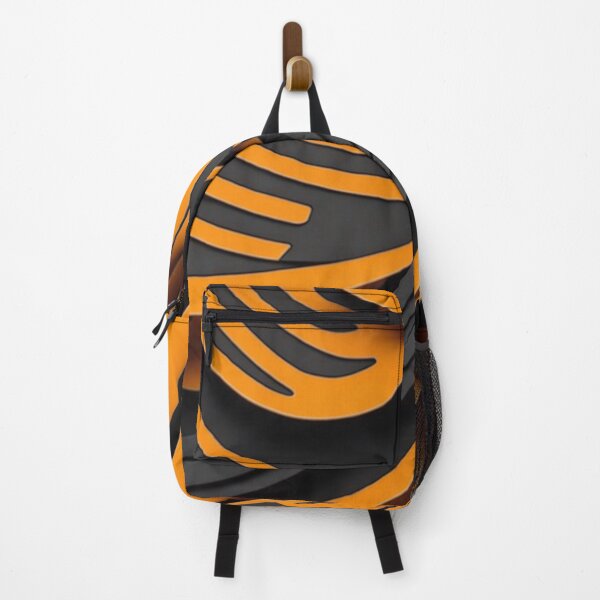 Item preview, wavy black and orange Abstract pattern designed and sold by Rothnaric.