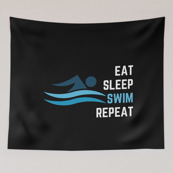Item preview, Eat, Sleep, Swim, Repeat designed and sold by derendesign.