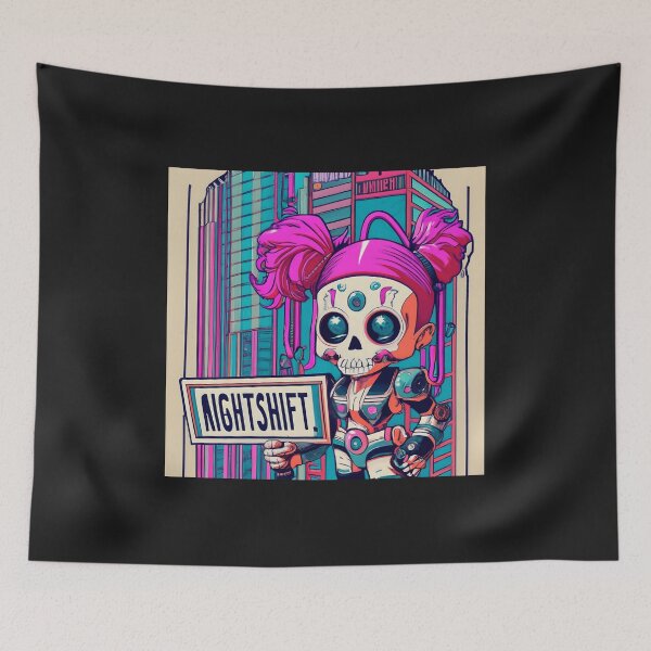 Item preview, Skeleton Halloween Nightshift designed and sold by Shiwwa.