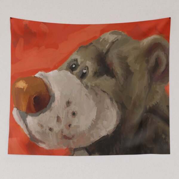 Item preview, Oil Painting of Teddy Bear designed and sold by Anne Marie Propst.