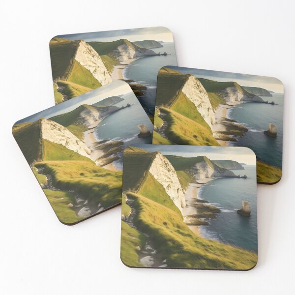 Item preview, Dorset Area of Outstanding Natural Beauty (AONB) United Kingdom - 1 - Photorealistic Digital Art | WanderUpNorthCo. designed and sold by WanderUpNorth.