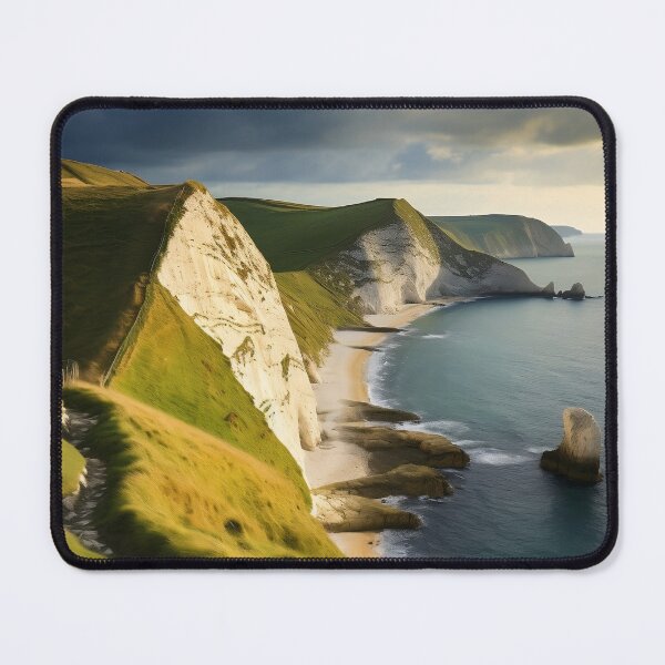 Item preview, Dorset Area of Outstanding Natural Beauty (AONB) United Kingdom - 1 - Photorealistic Digital Art | WanderUpNorthCo. designed and sold by WanderUpNorth.