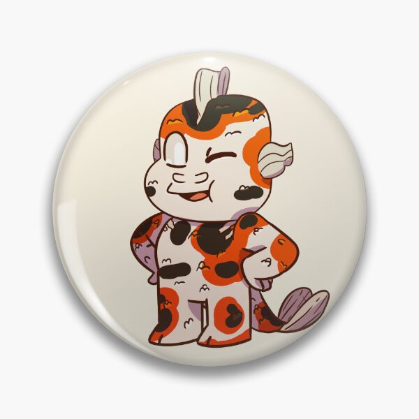 Item preview, cute chibi koi fish v2 designed and sold by Ace Scribbles.