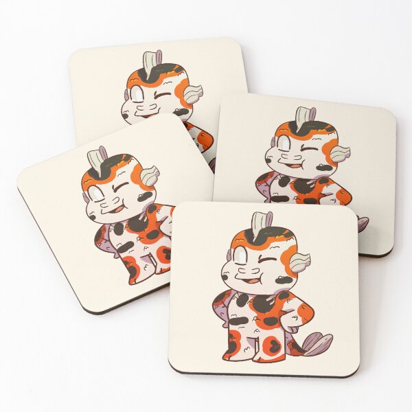 Item preview, cute chibi koi fish v2 designed and sold by Ace Scribbles.