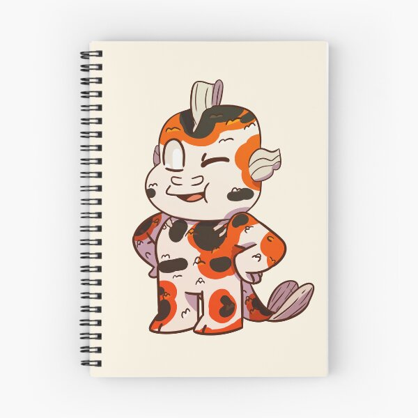 Item preview, cute chibi koi fish v2 designed and sold by Ace Scribbles.