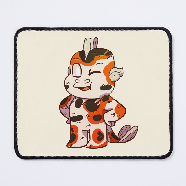 Item preview, cute chibi koi fish v2 designed and sold by Ace Scribbles.