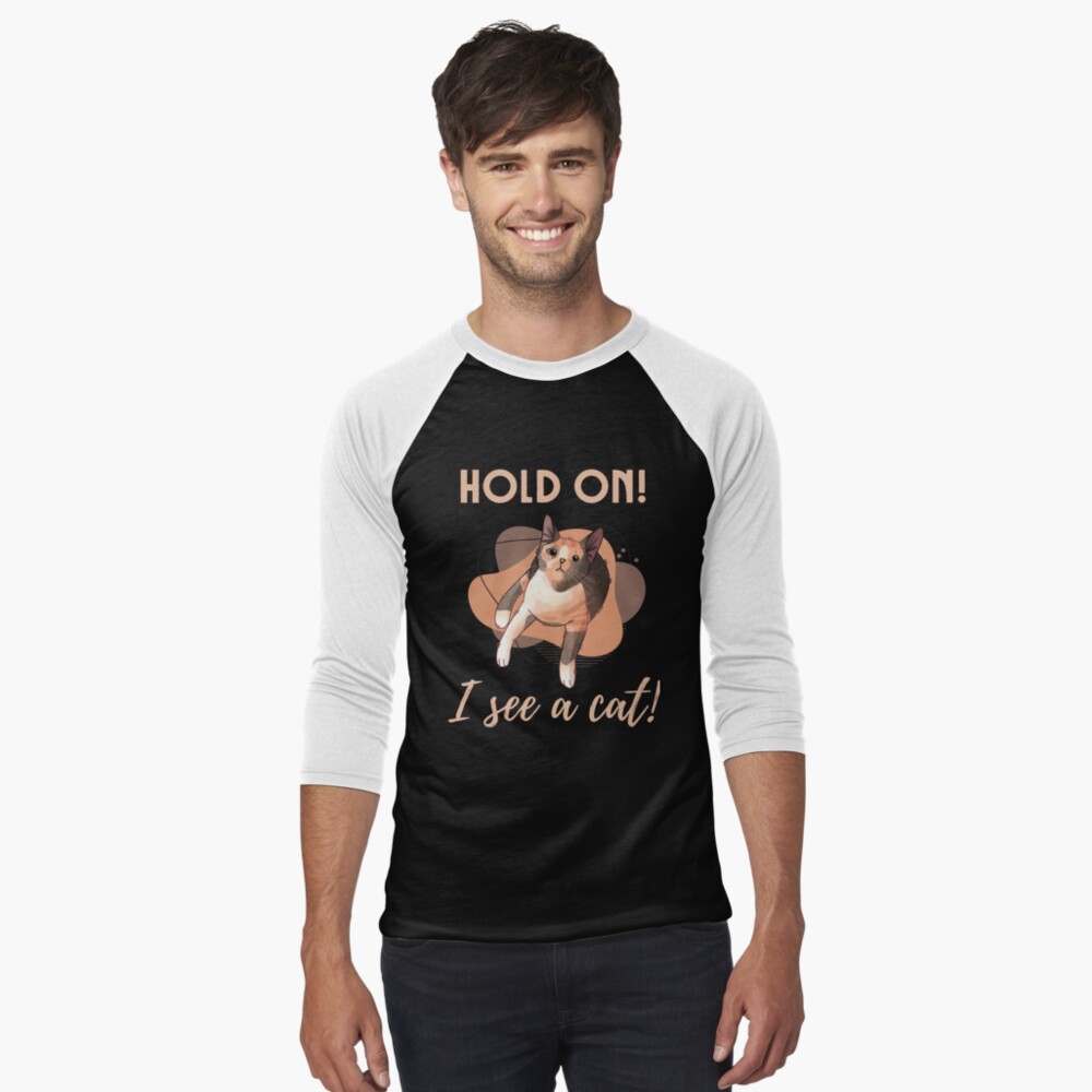 Item preview, Baseball ¾ Sleeve T-Shirt designed and sold by FelineEmporium.