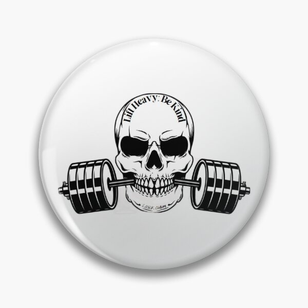 Item preview, Lift Heavy; Be Kind Skull 1 designed and sold by rawsavon.
