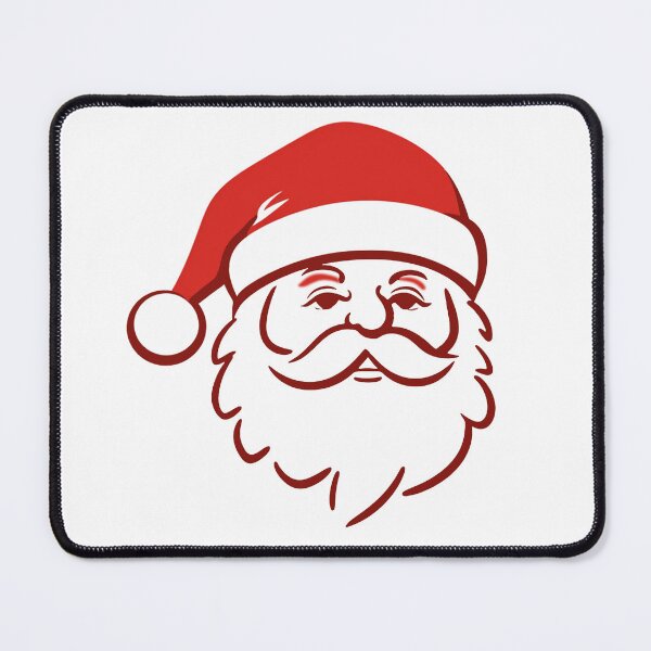 Item preview, minimalist line drawing of Santa Claus designed and sold by MOA-trends.