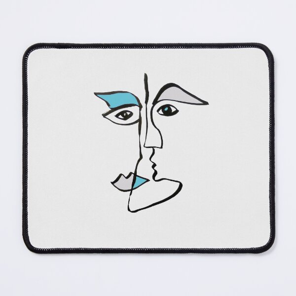 Item preview, Cubist Line Art Abstract Portrait designed and sold by neomadesigns.