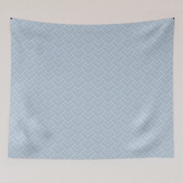 Item preview, Light Blue Minimalist Geometric Line  designed and sold by lovehaleyxo.