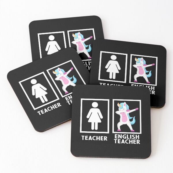 Item preview, Dabbing Unicorn - English Teacher Gift  designed and sold by jingdomdesgine.