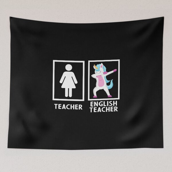 Item preview, Dabbing Unicorn - English Teacher Gift  designed and sold by jingdomdesgine.