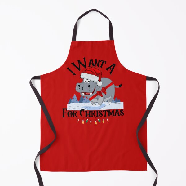 Item preview, Hippopotamus for Christmas designed and sold by JDFunTees.