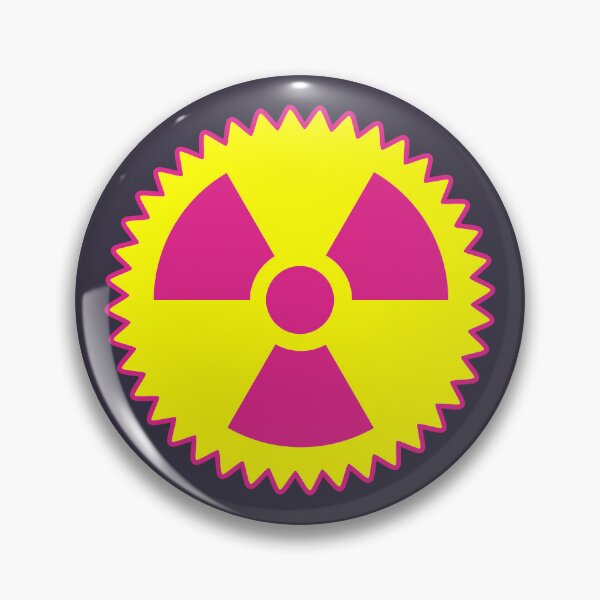 Item preview, Barbenheimer radiation symbol designed and sold by LunaticoDraws.