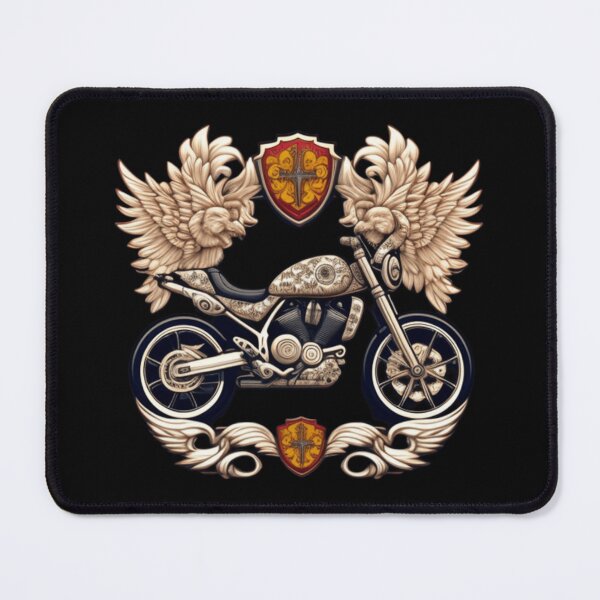 Item preview, Motorcycle cross crest  designed and sold by Roxburylane.