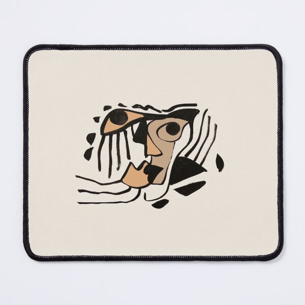 Item preview, Abstract Cubist Portrait of 3 faces designed and sold by neomadesigns.