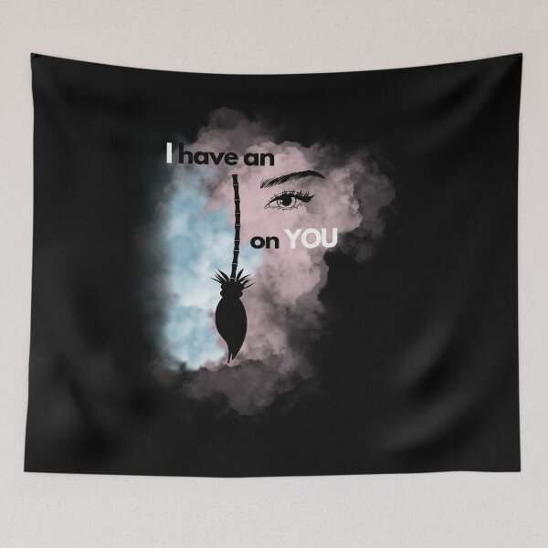 Item preview, I HAVE AN EYE ON YOU BLUE PINK 1 designed and sold by justyna-s28.