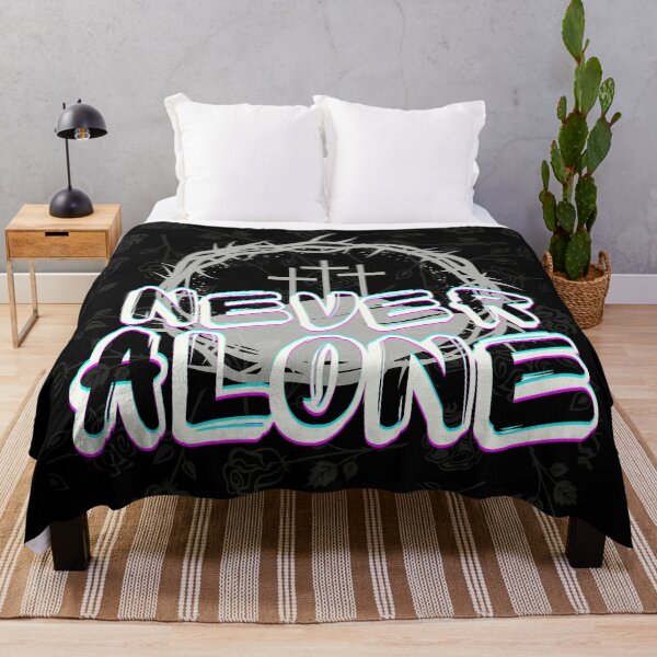 Item preview, Never Alone, Abstract Christian Inspired T shirt Design. designed and sold by ItalianBoogers.