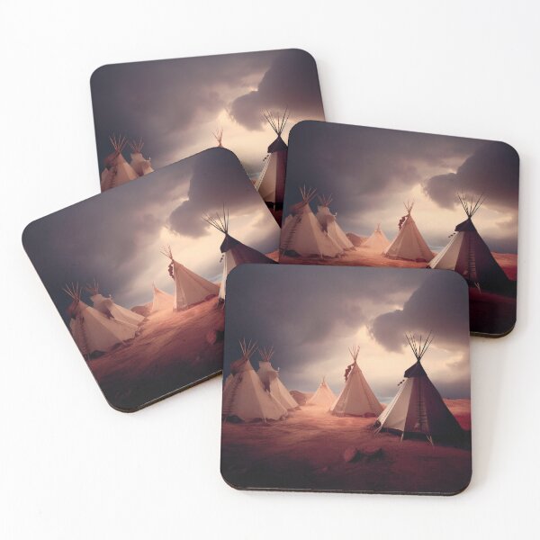 Item preview, Martian Village Clustered Teepees designed and sold by Peter LOPEZ.