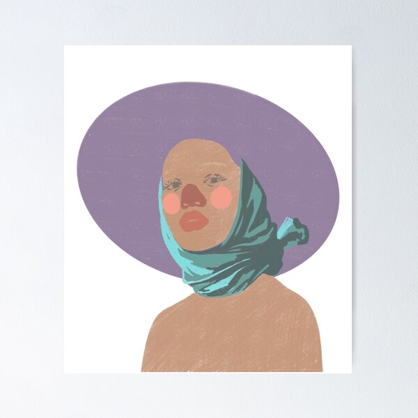 Item preview, Woman with a big hat designed and sold by Alivano.