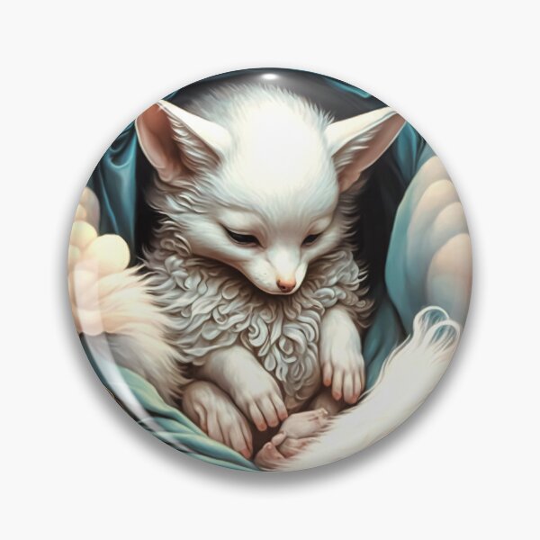 Item preview, Arctic fox designed and sold by TheLandsOfMagic.