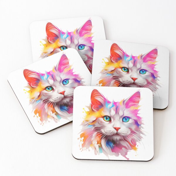 Item preview, Colorful Cat designed and sold by Ebuch007.