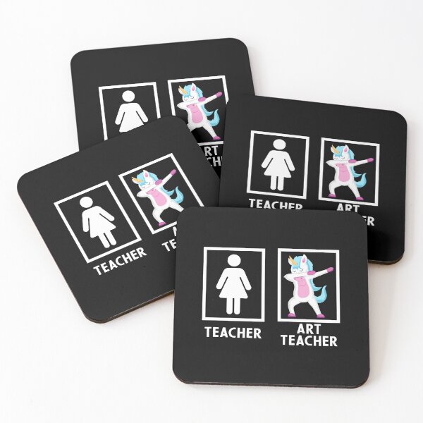 Item preview, Art Teacher Dabbing Unicorn  designed and sold by jingdomdesgine.