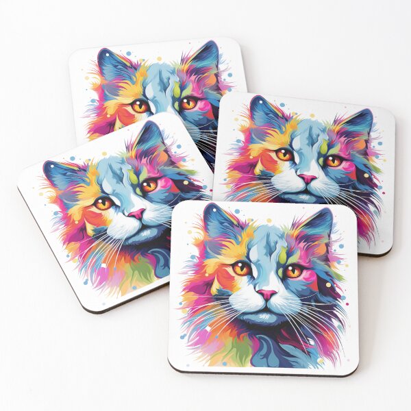 Item preview, Colorful Cat designed and sold by Ebuch007.