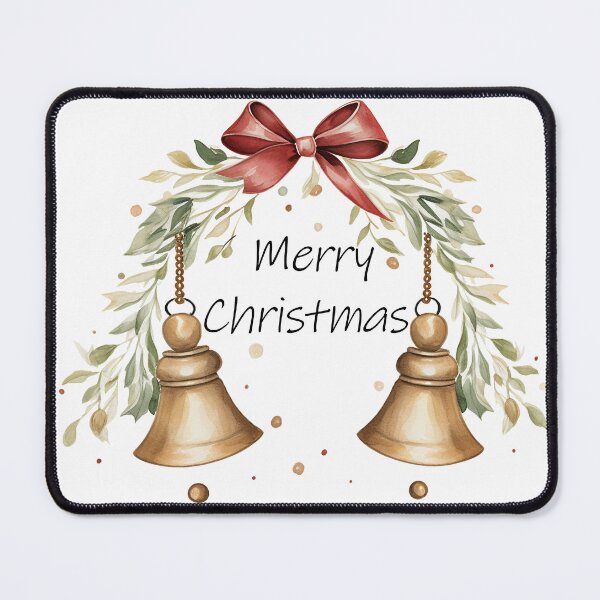 Item preview, Christmas wreaths adorned with a bells and ribbon designed and sold by MOA-trends.