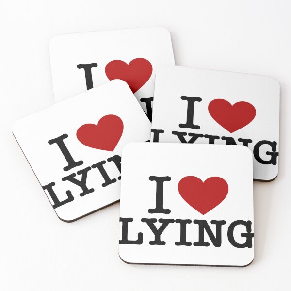 Item preview, I love lying designed and sold by eemilystickers.