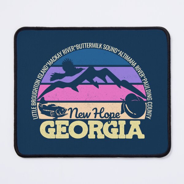 Item preview, New Hope Georgia Sunset Retro Vintage Local Pride Logo designed and sold by CRHPOD20.