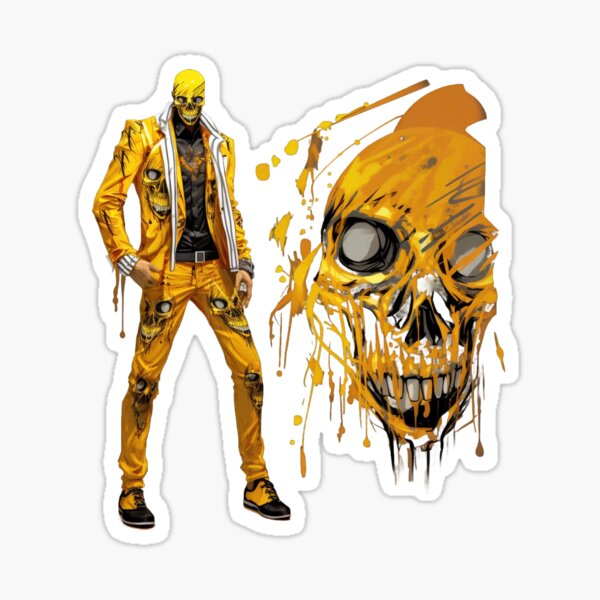 Item preview, Golden Attire Skull Head - Art T-Shirt designed and sold by AIPICCRAFT.