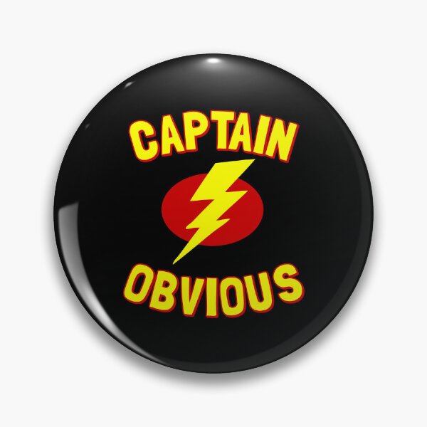 Item preview, Captain Obvious designed and sold by flippinsg.