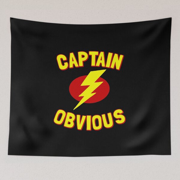 Item preview, Captain Obvious designed and sold by flippinsg.
