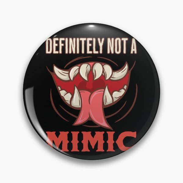 Item preview, Trustworthy Monster: Definitely not a mimic. DnD lover gift designed and sold by Zanda-Nerd-Shop.